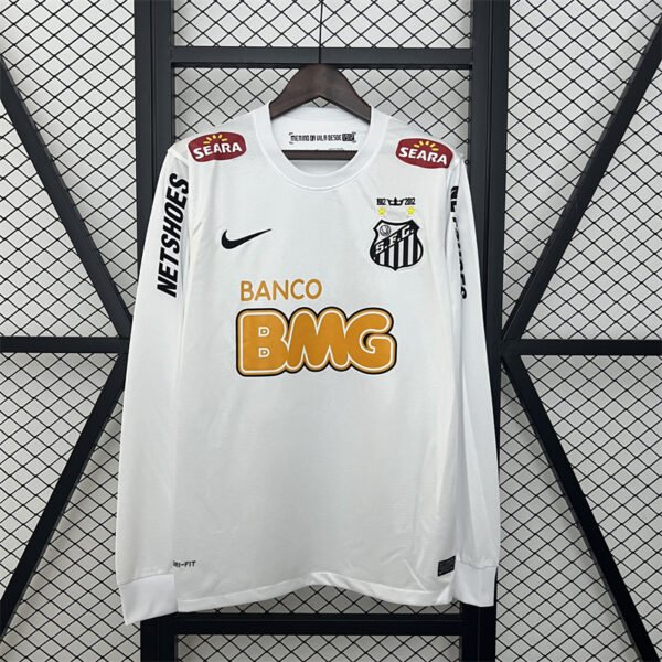 Santos 12 13 home Long  sleeve shirt