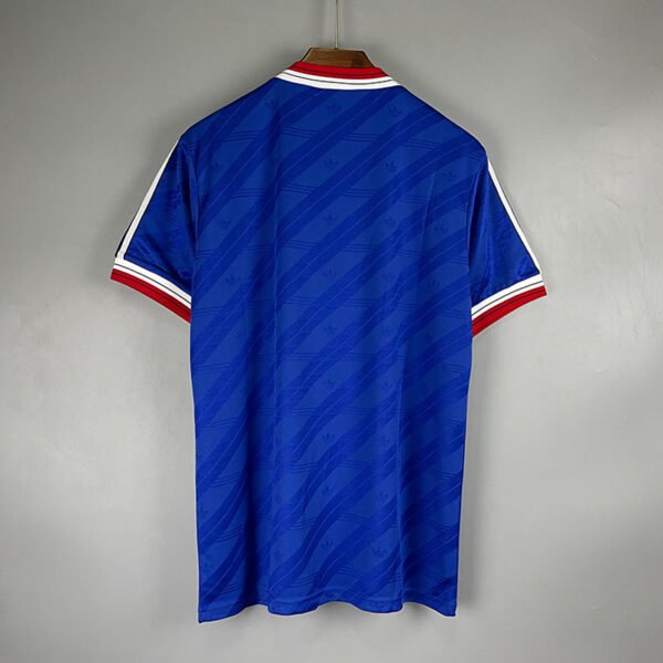 Manchester United  1986 blue retro shirts - Image 2