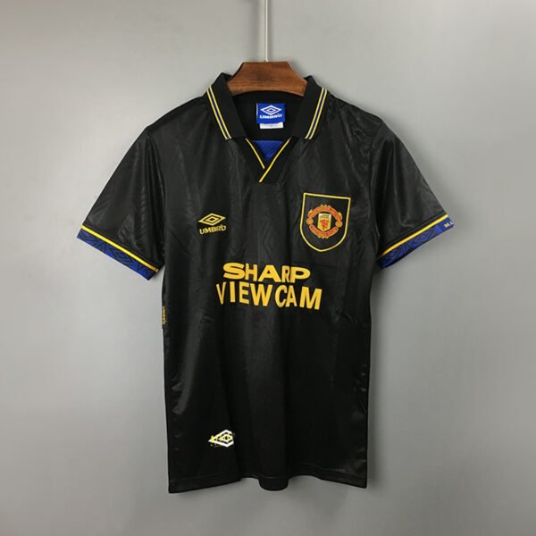 Manchester United 93 94 black retro shirt