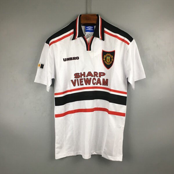 Manchester United 1996-97 white retro jersey