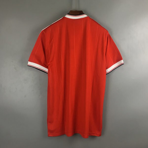 Manchester United  1984 red retro shirts - Image 2