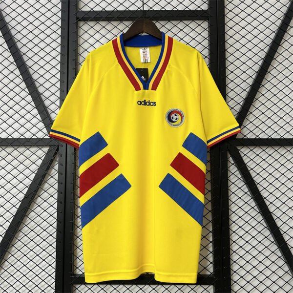Romania 1994 Home HAGI 10 retro jersey