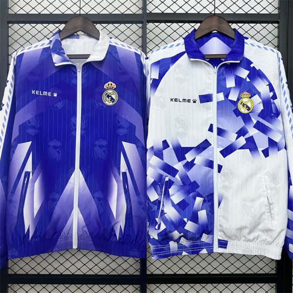 Real Madrid men Double-Sided   Windbreaker