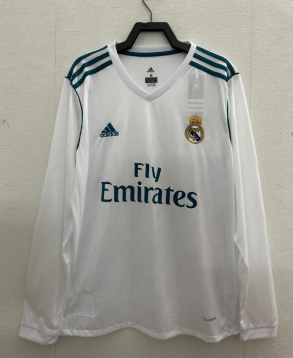Real Madrid 17 18  home  Long  sleeve shirt